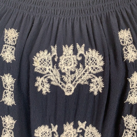 Loft Embroidered Swing Off Shoulder Dress - Picture 5 of 15